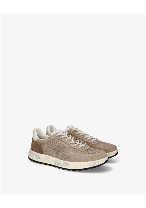 Sneakers Premiata Nous 8288 in suede traforato beige PREMIATA | Scarpe | NOUS VAR8288